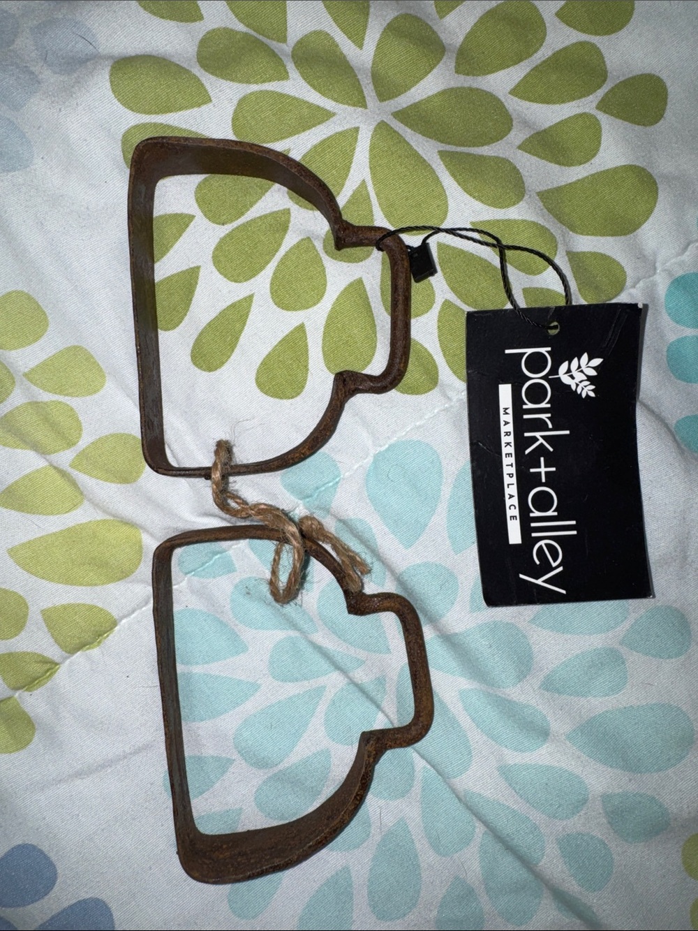 Antique iron riding stirrups